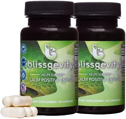 Blissgevity 150mg Apigenin - Phenylethylamine - Mood Support Supplement - Promotes Euphoria, Focus, and Mental Clarity - Natural Stress Relief - Calm Support - Intimacy Enhancer - 60 Capsules